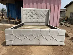Foreign Double Bedframe 60x80 Light Cream Very Strong