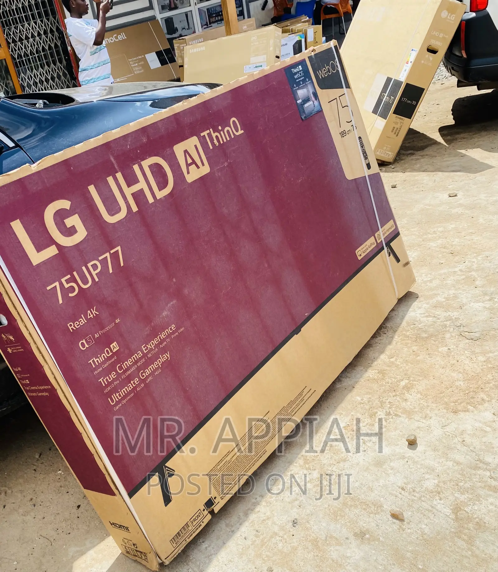 Original LG 75up7750 75 Inch Uhd Smart Led Electric Tv.