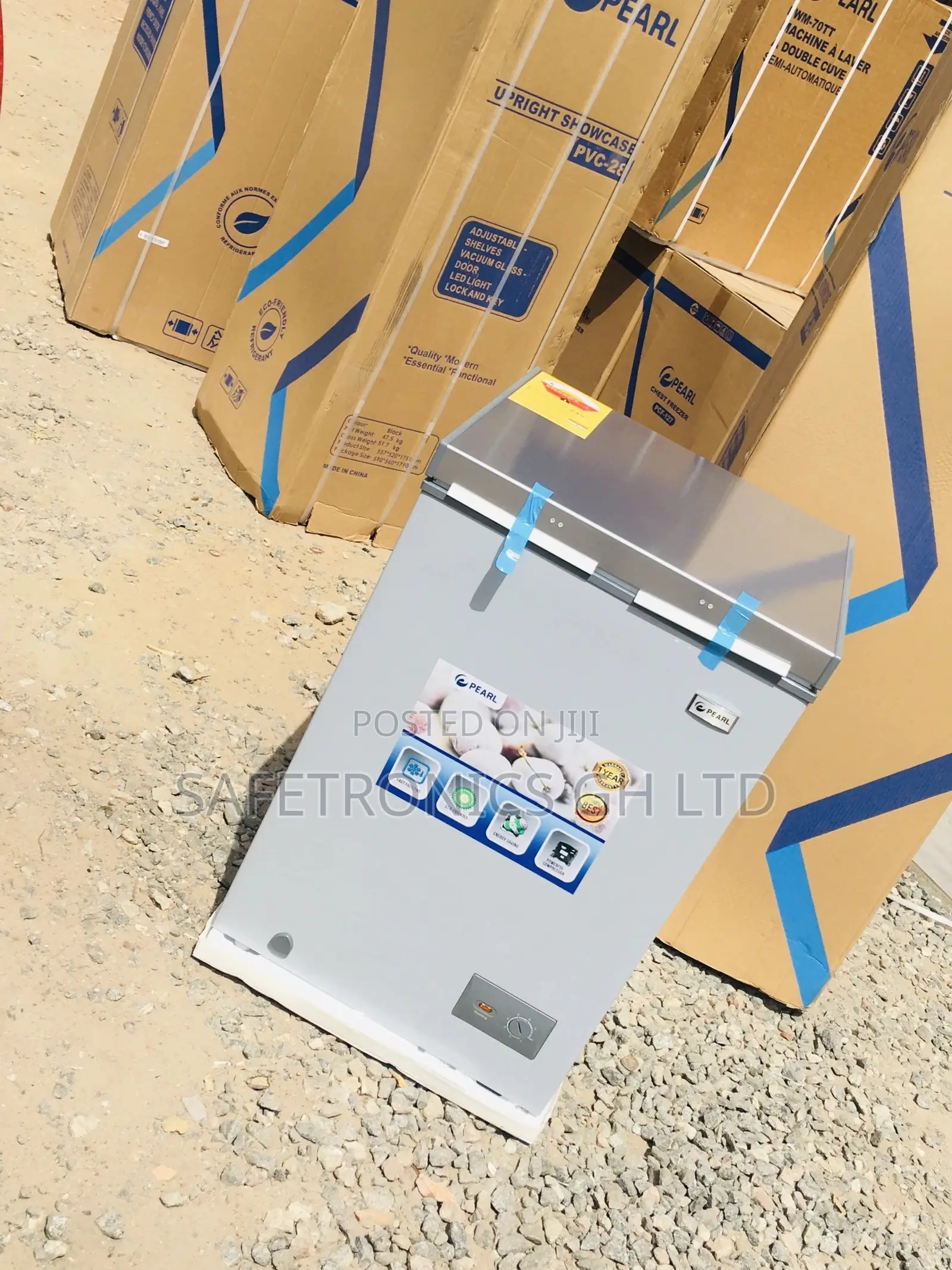Electric 100 Liters Chestfreezer Singledoor Pearl PCF-127