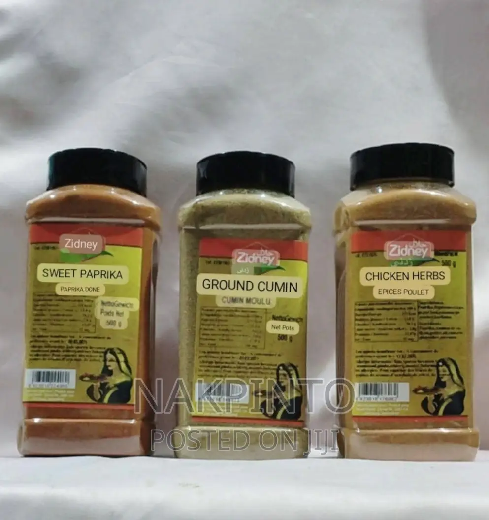 Natural Spices (Oregano, Paprika,Thyme, Bbq, Badia Spice Etc
