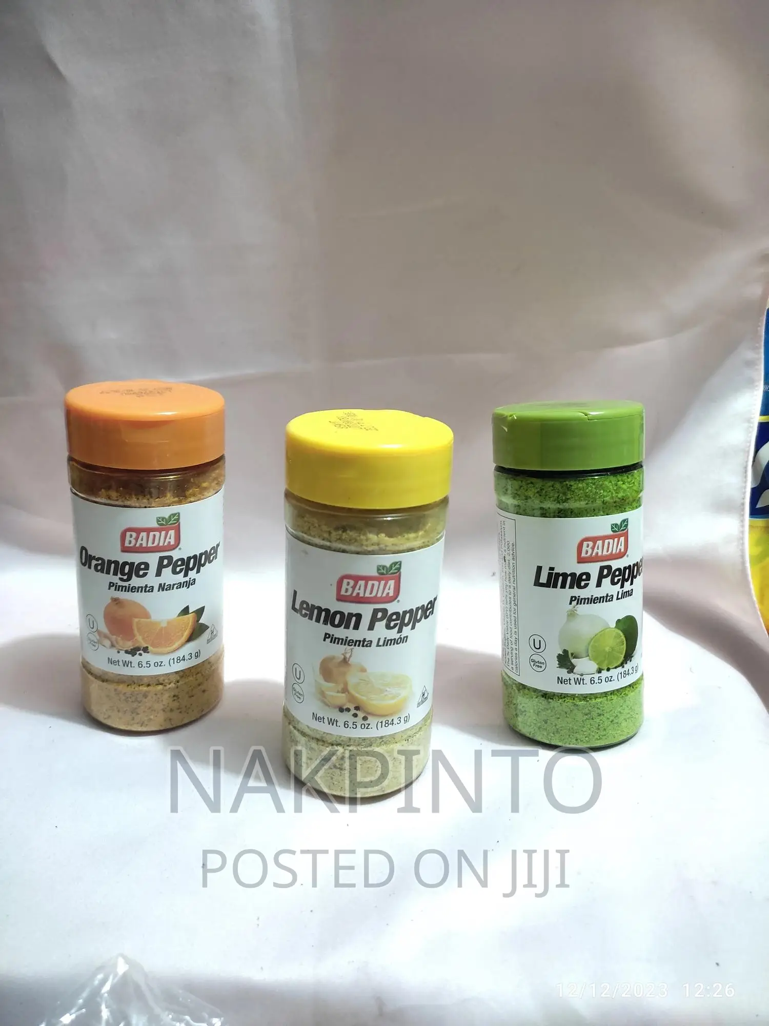 Natural Spices (Oregano, Paprika,Thyme, Bbq, Badia Spice Etc