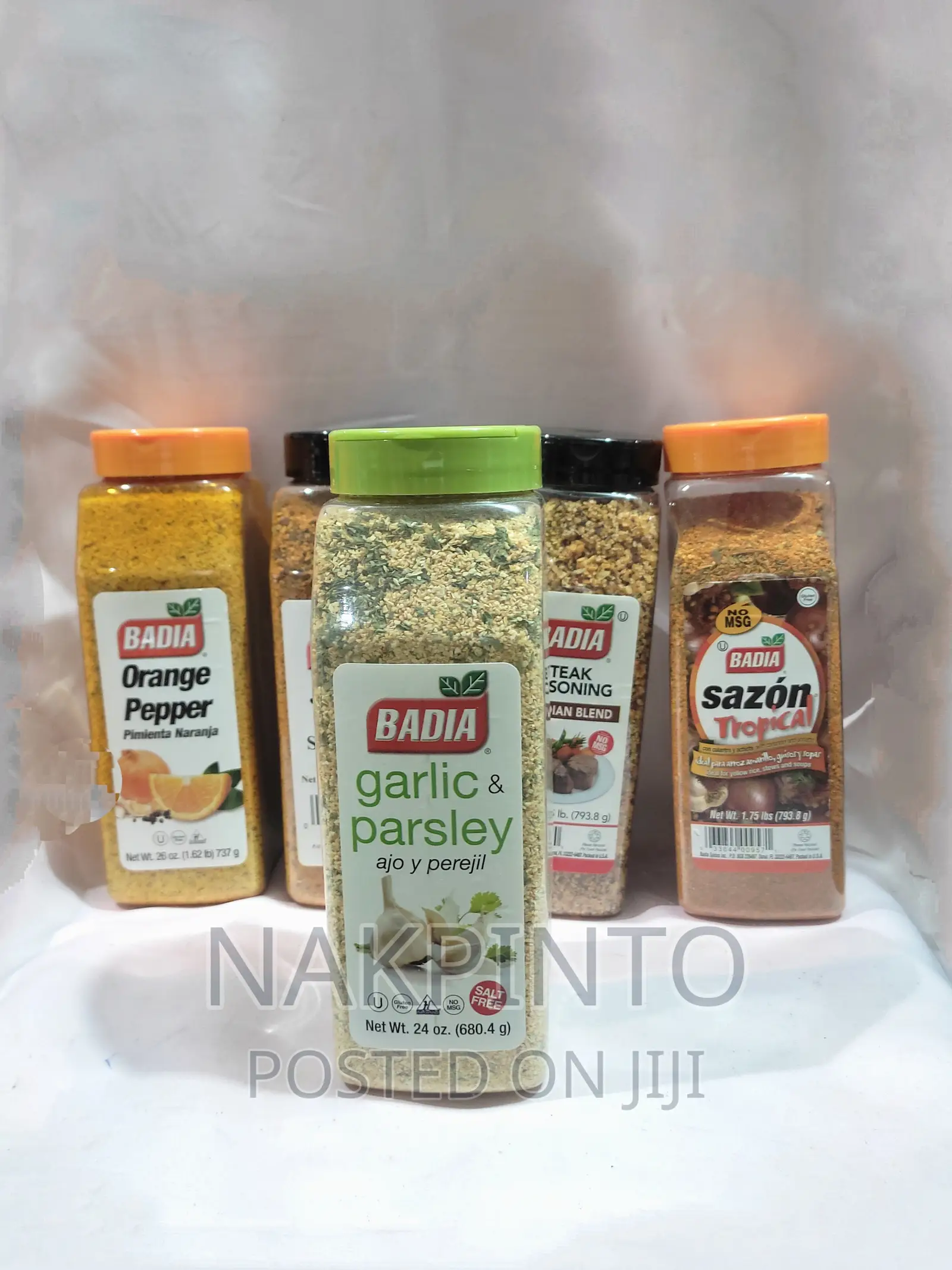 Natural Spices (Oregano, Paprika,Thyme, Bbq, Badia Spice Etc