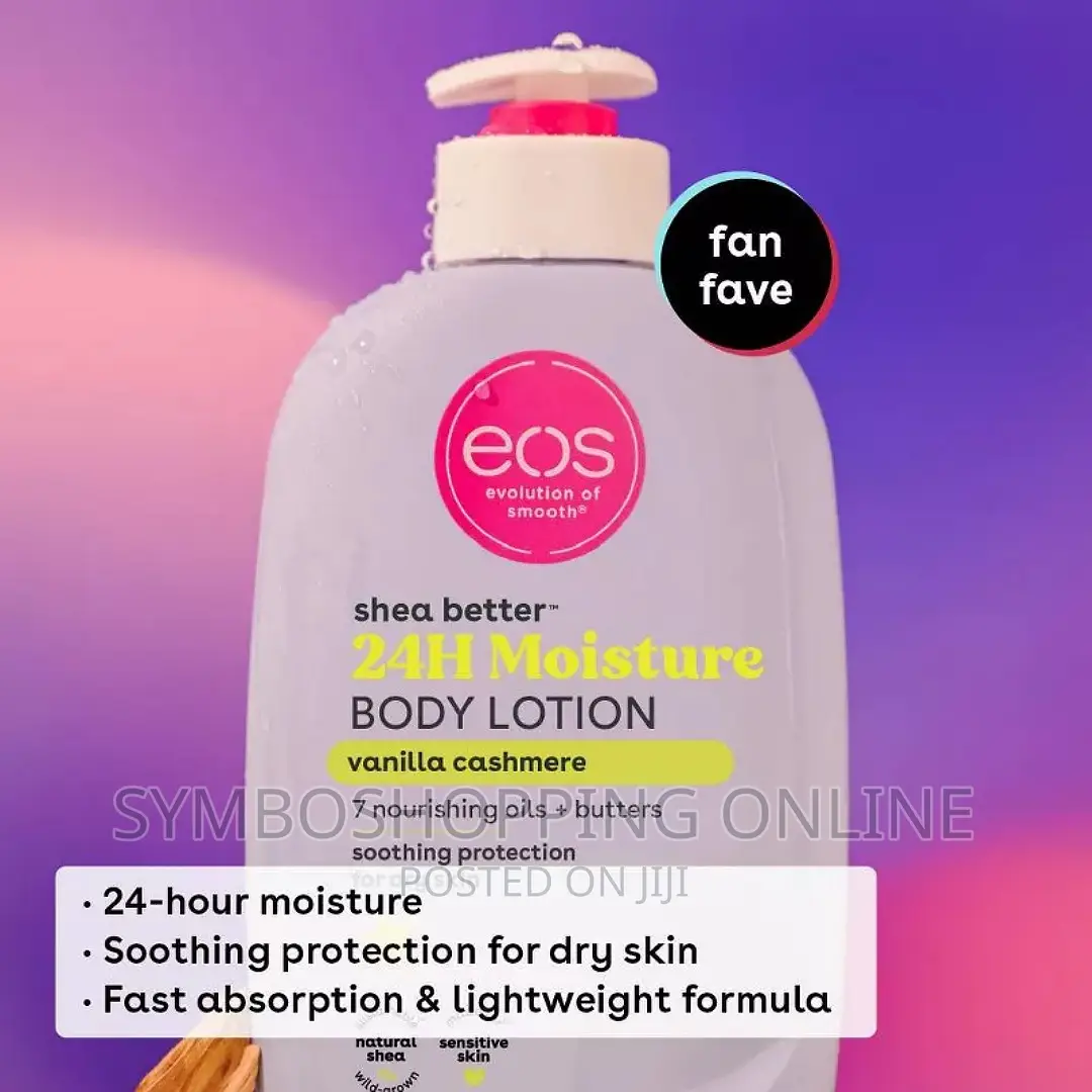 Eos Shea Better Moisture Body Lotion-Vanilla Cashmere 473ml