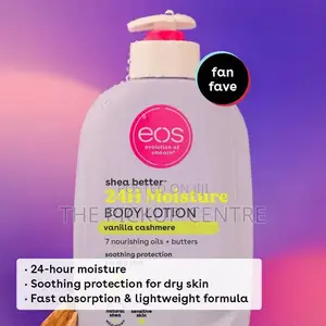 Eos Shea Better Moisture Body Lotion-Vanilla Cashmere 473ml