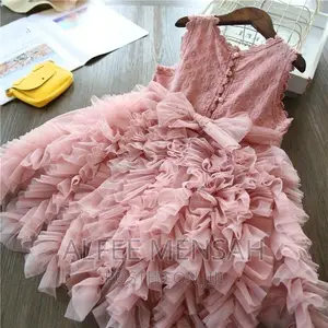 Casual Summer Lace Embroidered Puffy Dress
