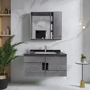 Cabinet Basin Vanity With Mirror and Mixture Tap