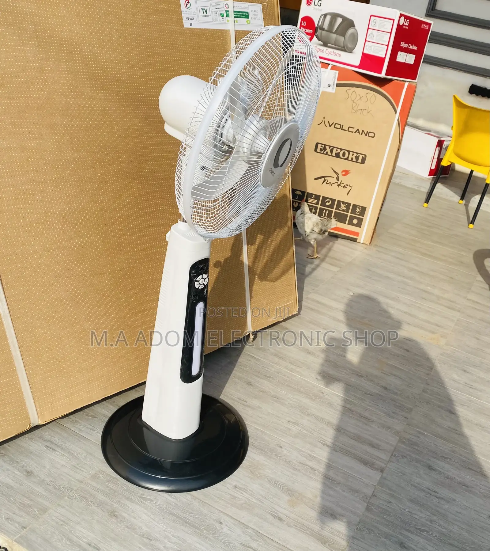 Shop Adorable Clinette Rechargeable Fan + Solar Panel