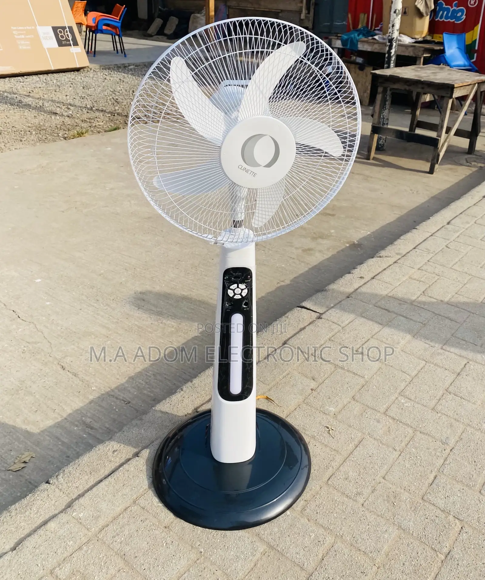 Shop Fabulous Clinette Rechargeable Fan + Solar Panel