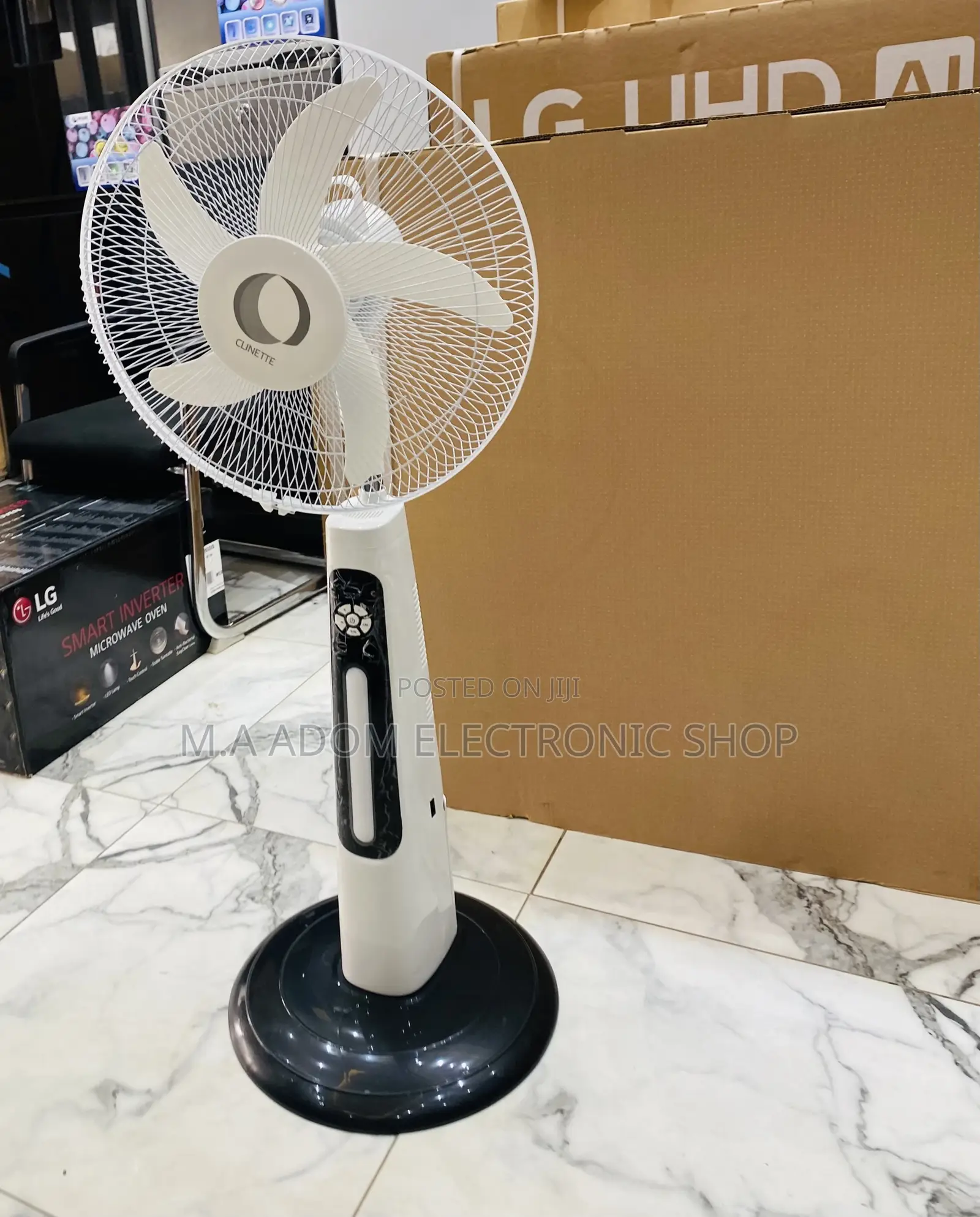 Buy Classic Clinette Rechargeable Electric Fan + Solar Panel