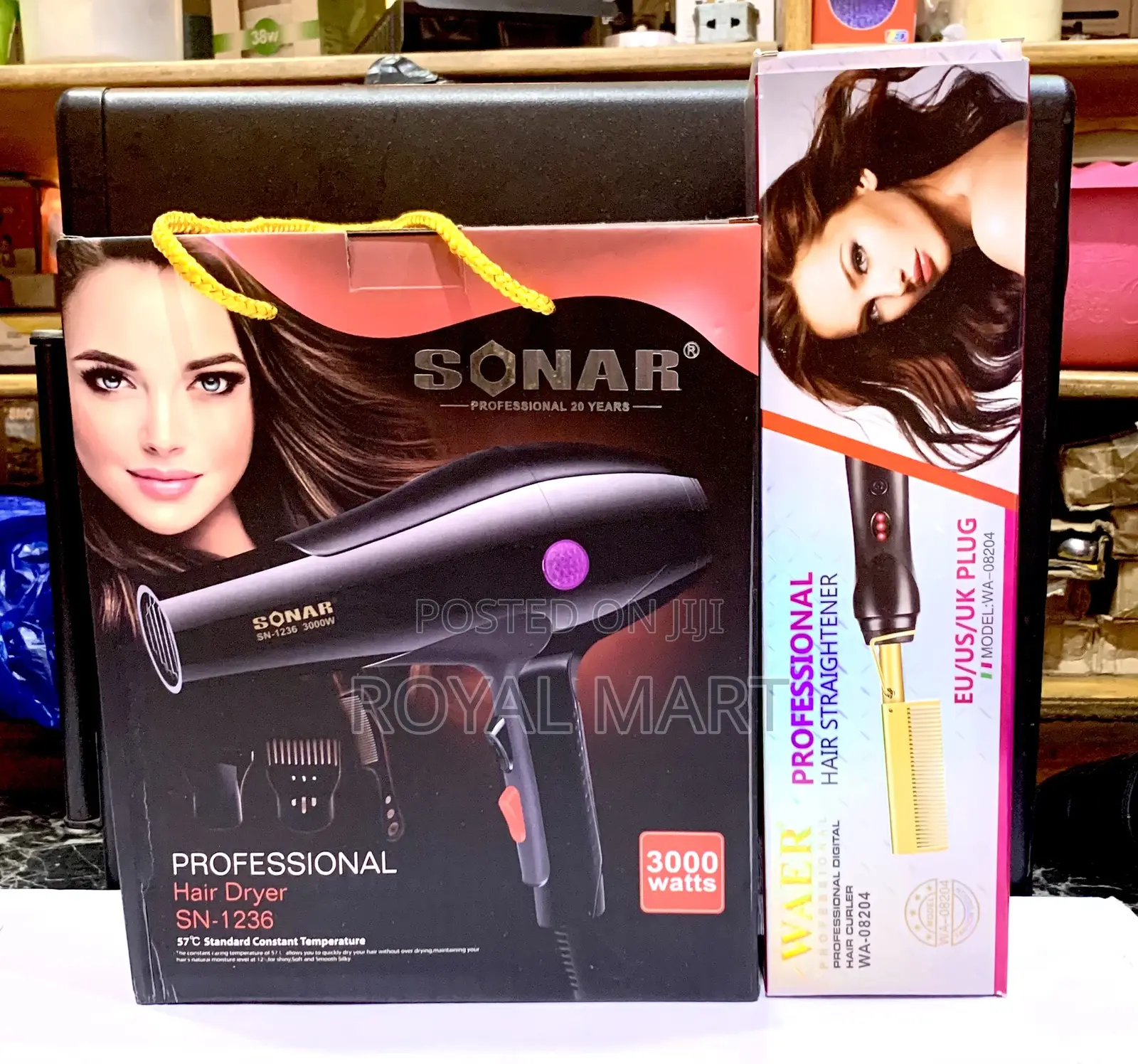 Sonar Hand Dryer With Hot Comb