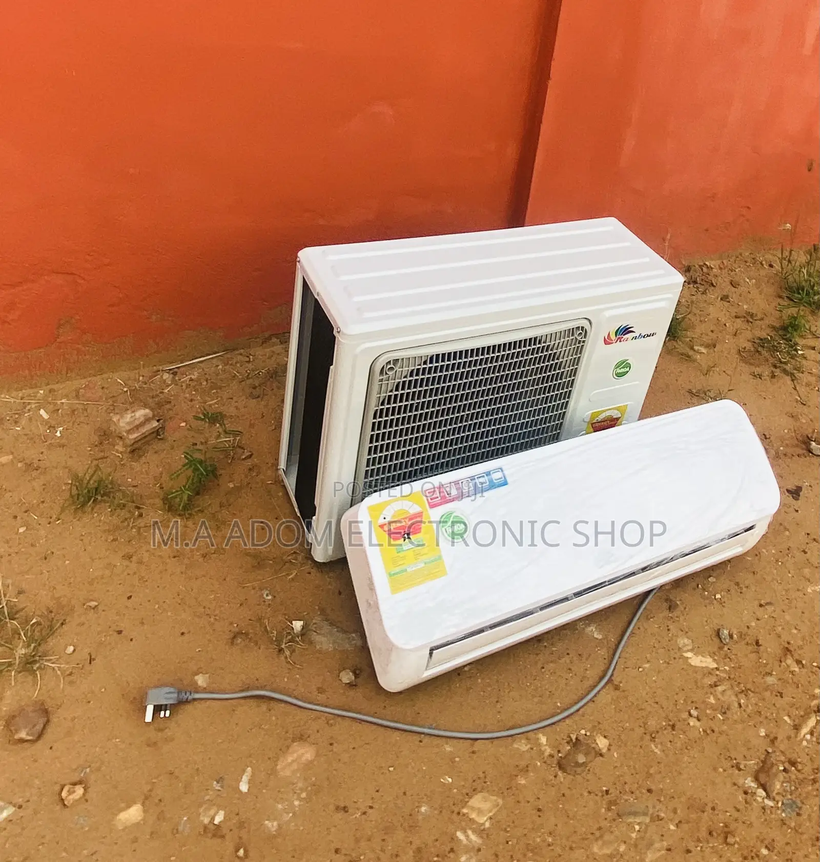 Super Chilling Rainbow 1.5hp Split Electric Ac(White).
