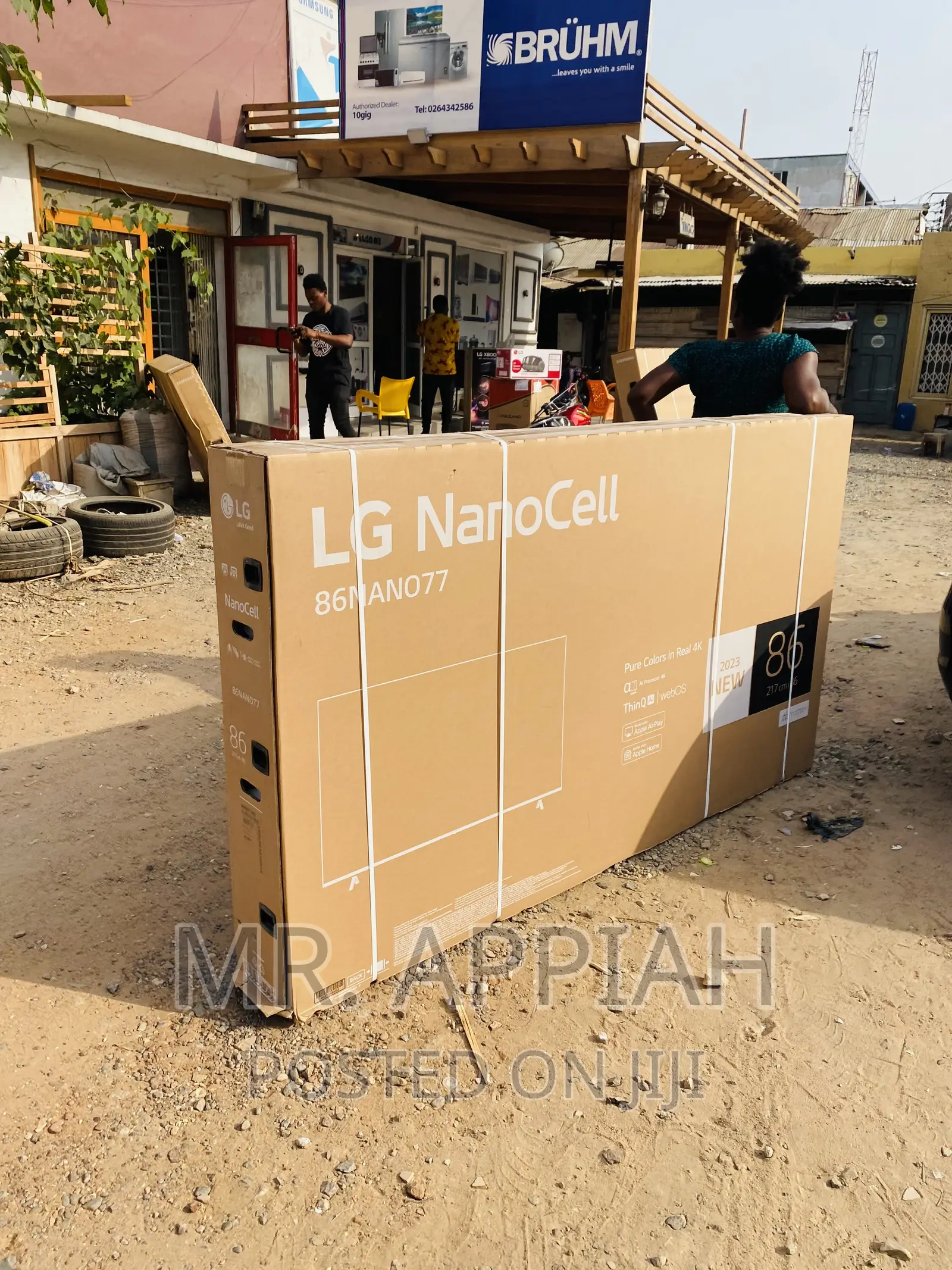 Original LG 86NANO0776 86 Inch Nanocell Smart Tv(Black).