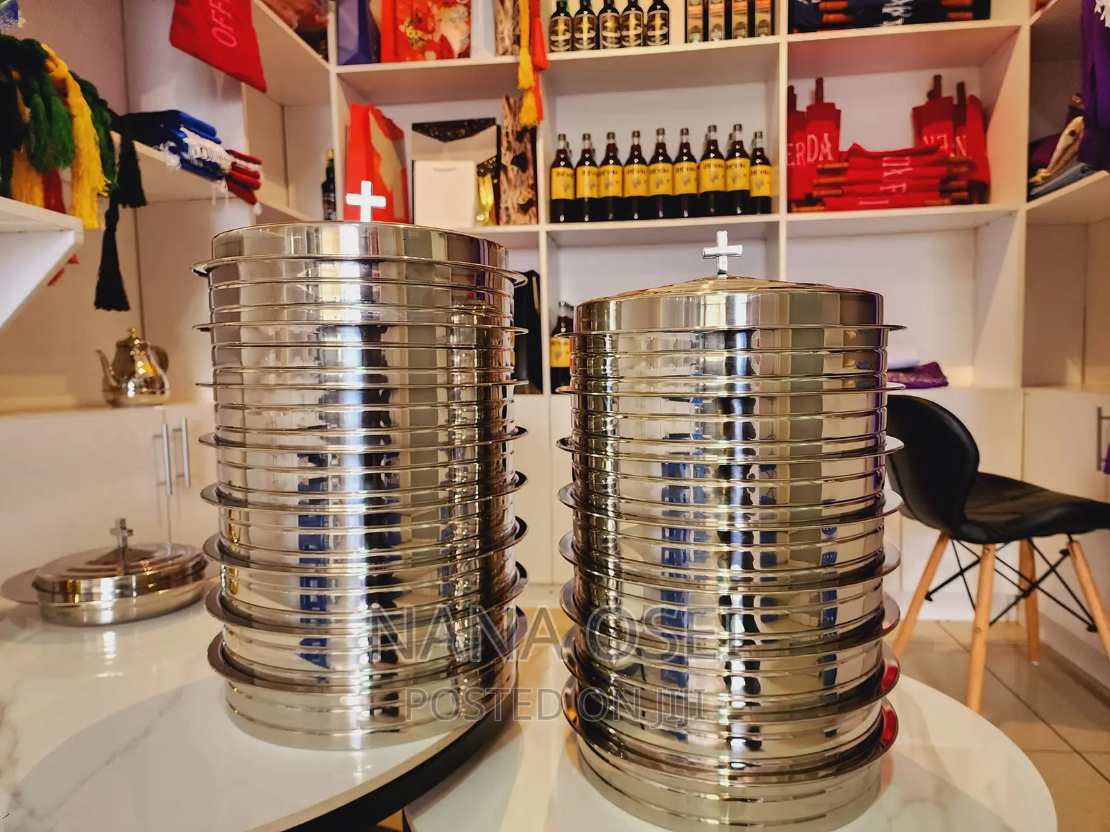Silverware Communion Tray Set