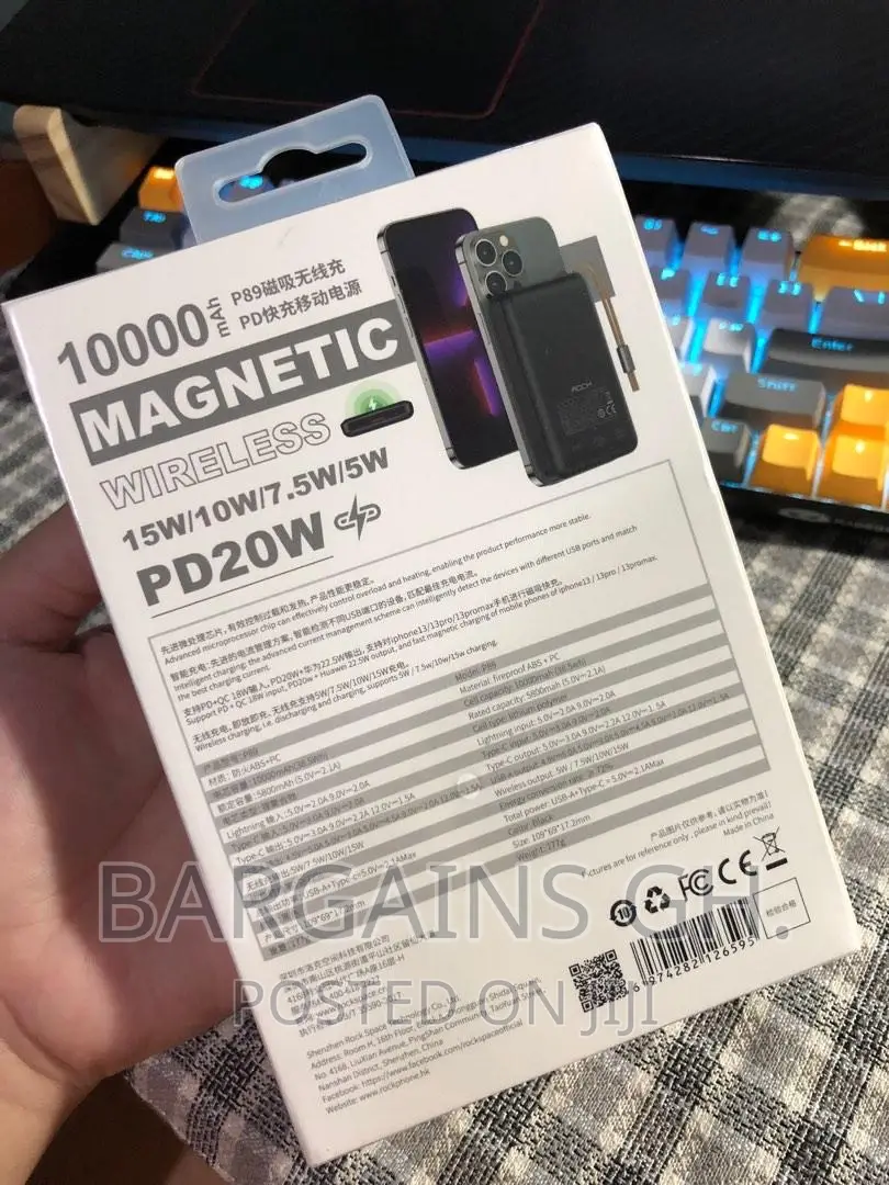 Rock P89 Magnetic Wireless Power Bank