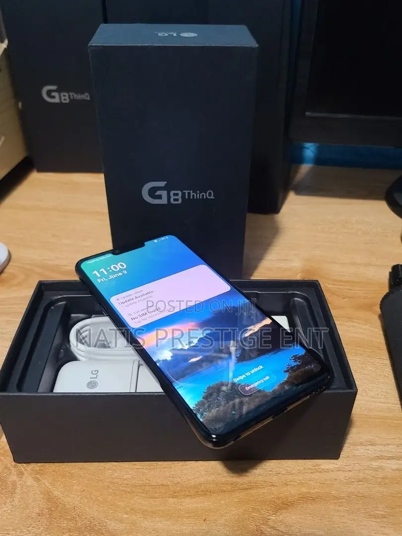 New LG G8 Thinq 128 GB Black
