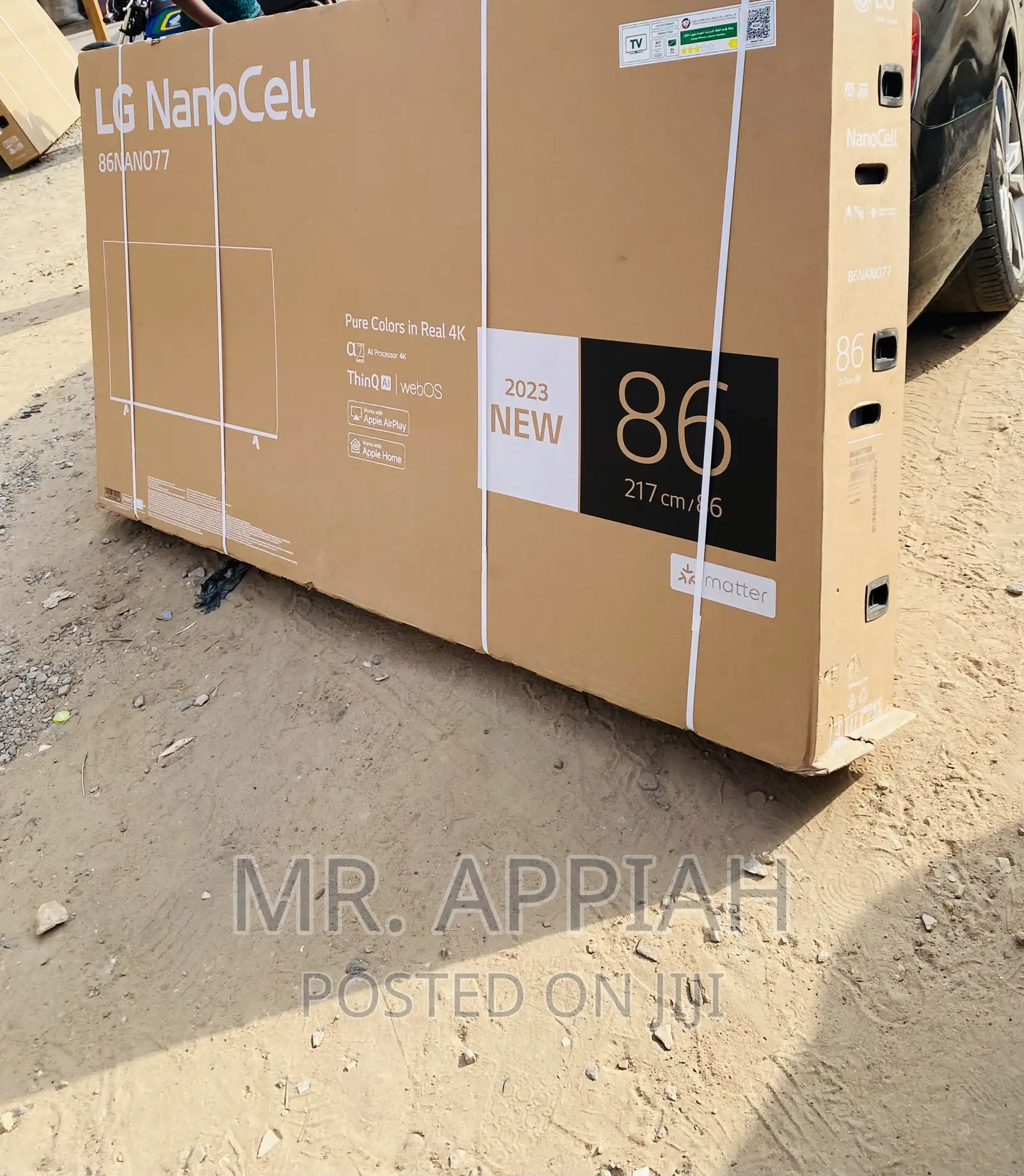 Newly in Stock LG 86NANO0776 86” Nanocell Smart Tv.