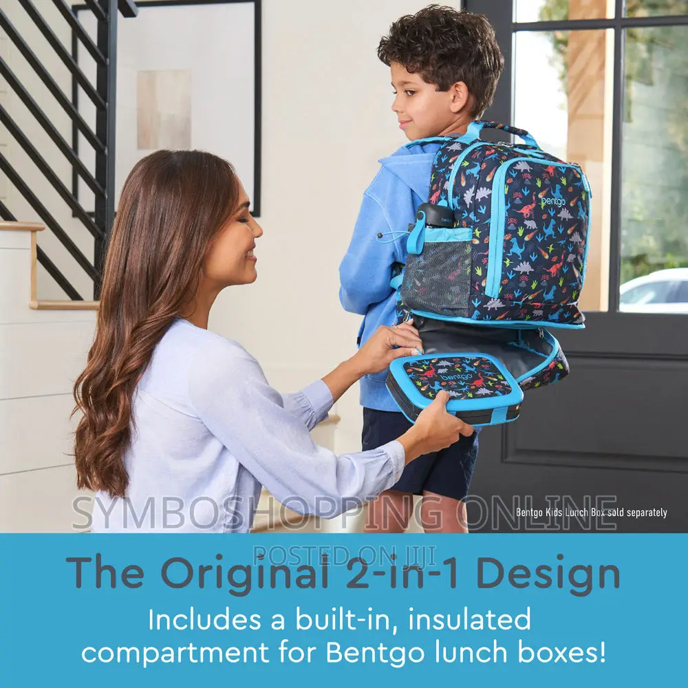 Bentgo Kids Prints 2-in-1 Backpack Insulated Lunch Bag