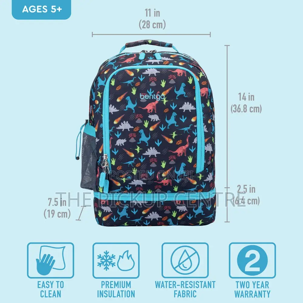 Bentgo Kids Prints 2-in-1 Backpack Insulated Lunch Bag