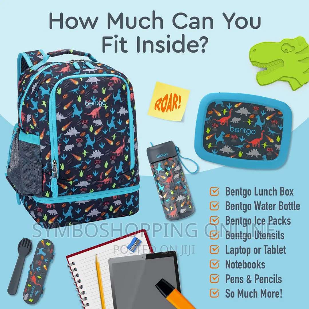 Bentgo Kids Prints 2-in-1 Backpack Insulated Lunch Bag