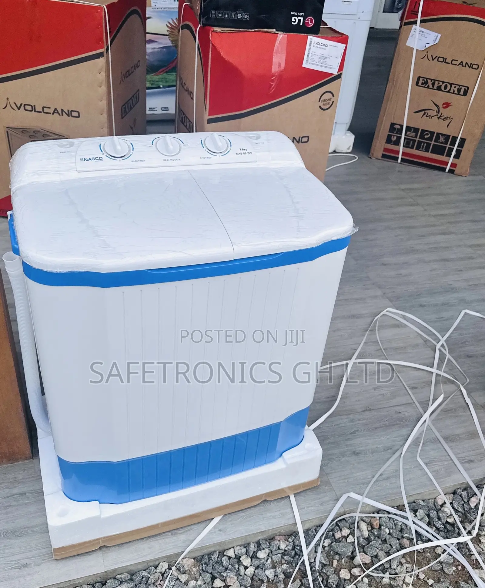 7kg Washingmachine Topload Semiautomatic Nasco Twintub