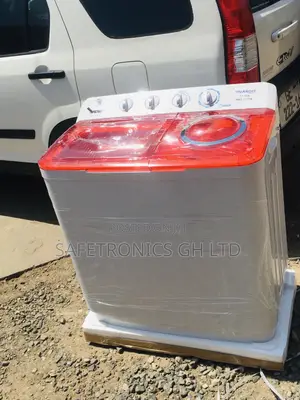 White/Red Topload Washingmachine 11KG Nasco Semiautomatic