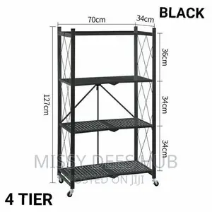 4 Layer Foldable Storage Rack