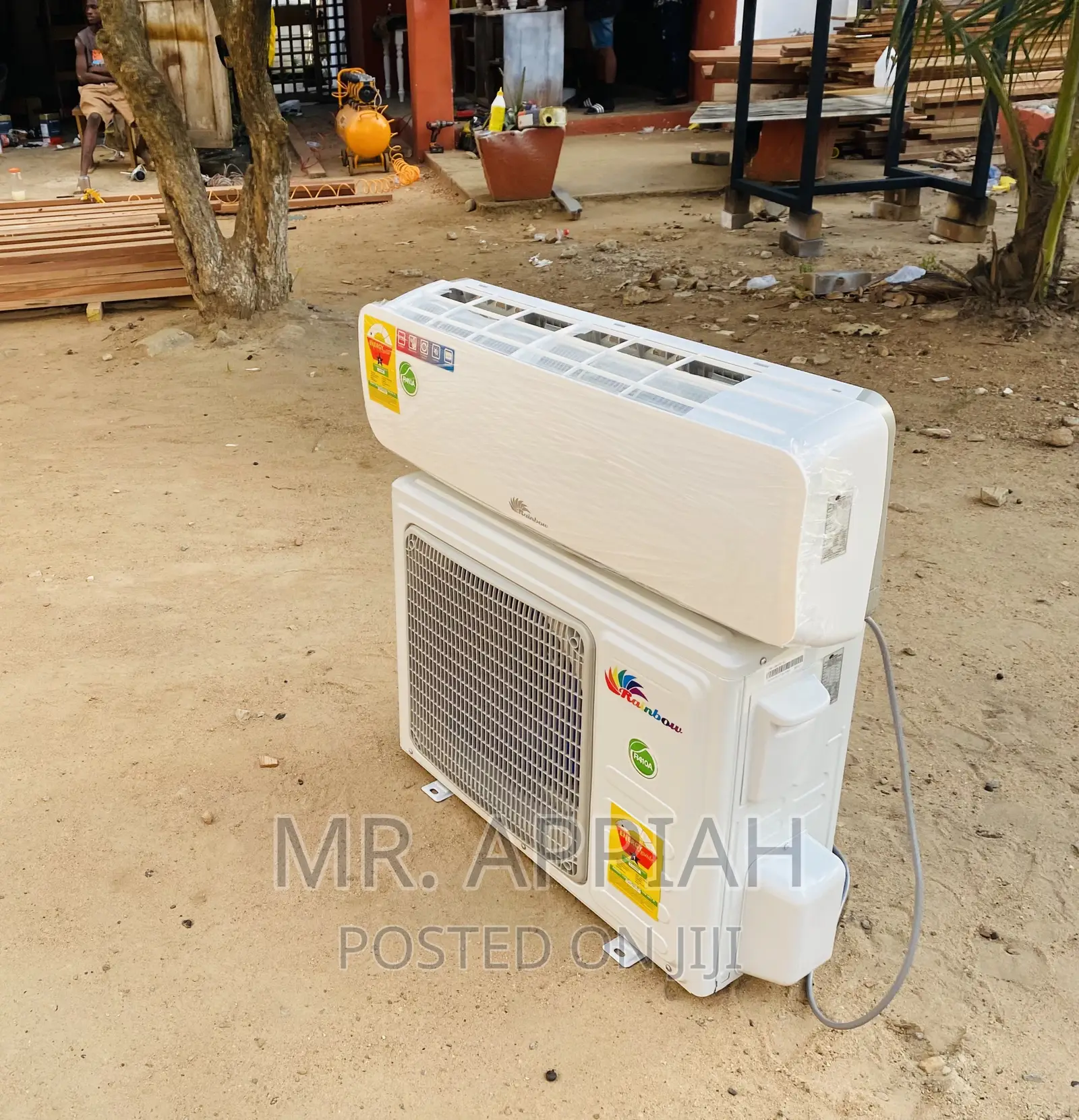 Eco-Friendly Rainbow 1.5hp Split Electric Ac(White)R410.