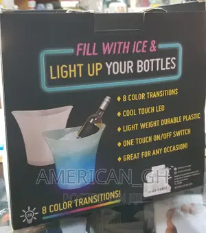 Color Changing Light Up Ice Bucket