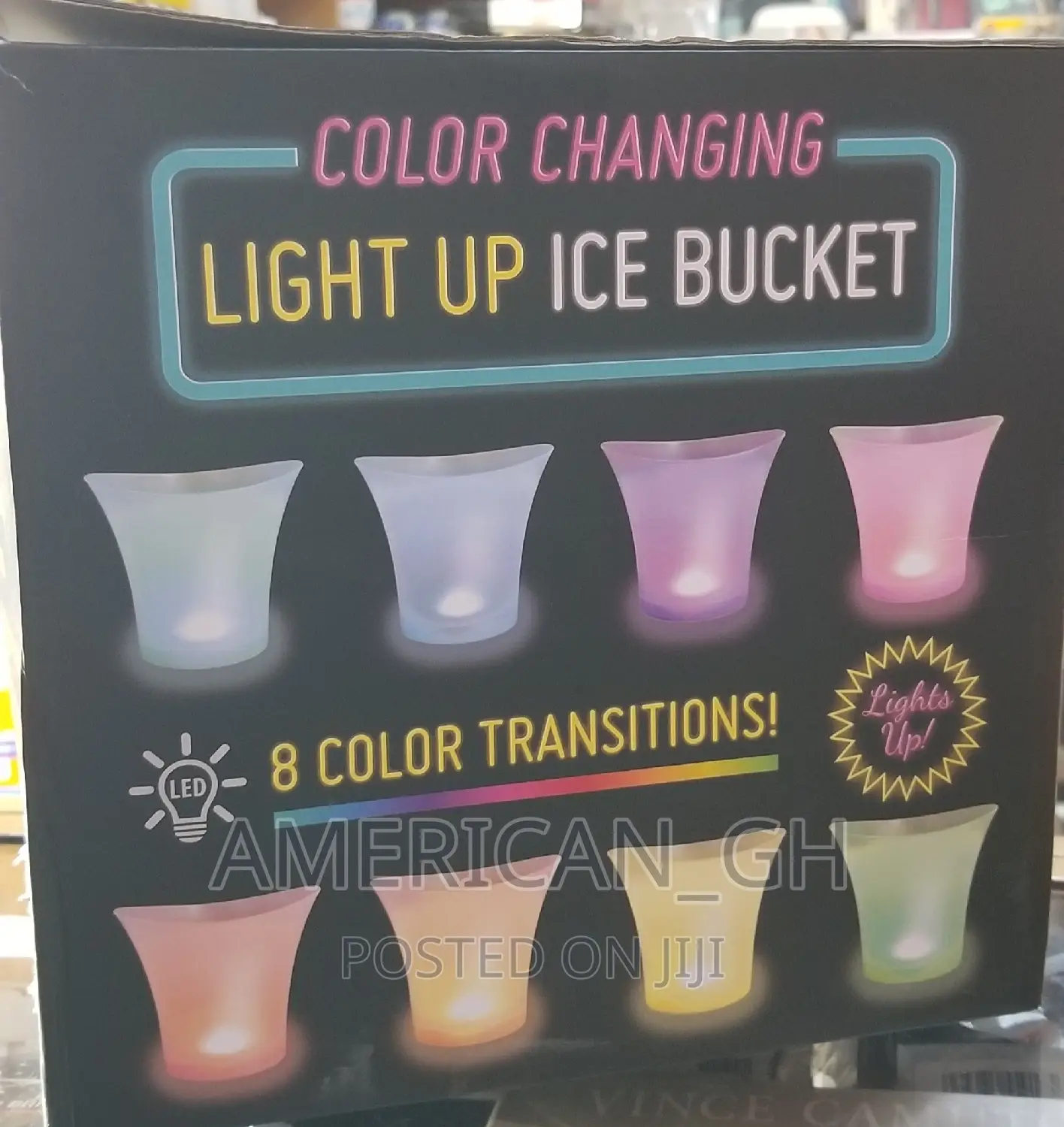 Color Changing Light Up Ice Bucket