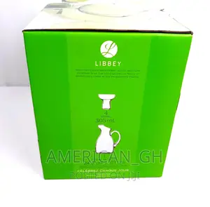LIBBEY JUAREZ Glass Pitcher Glasses 5 Pc Serving Set