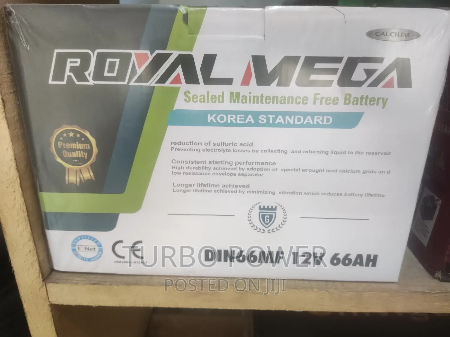 Royal Mega Batteries Din66 13 Plates