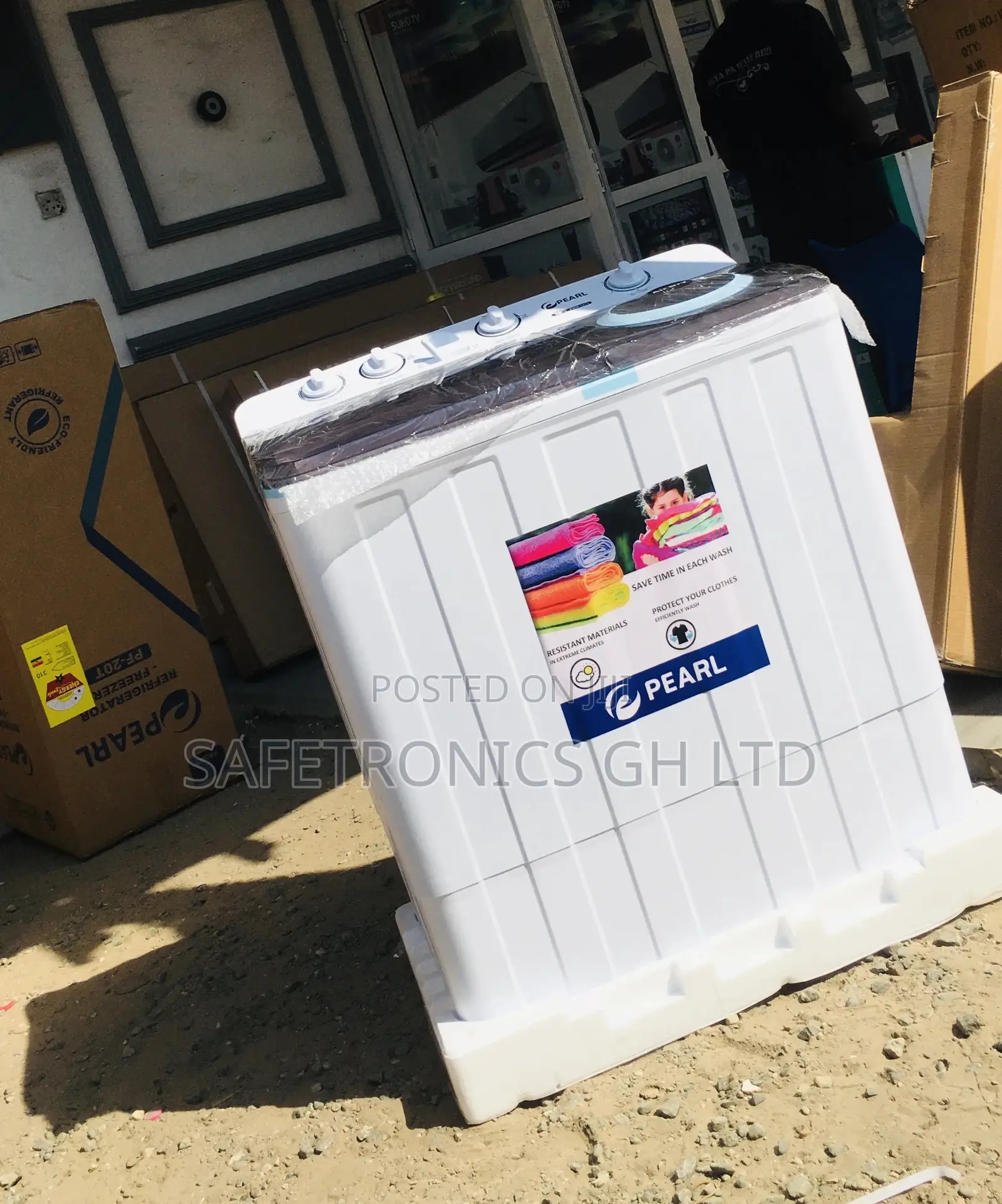 7kg Semiautomatic Topload Twintub Washingmachine Pearl