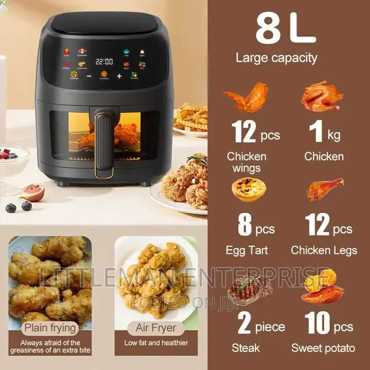 Air Fryer 8L Silvercrest New