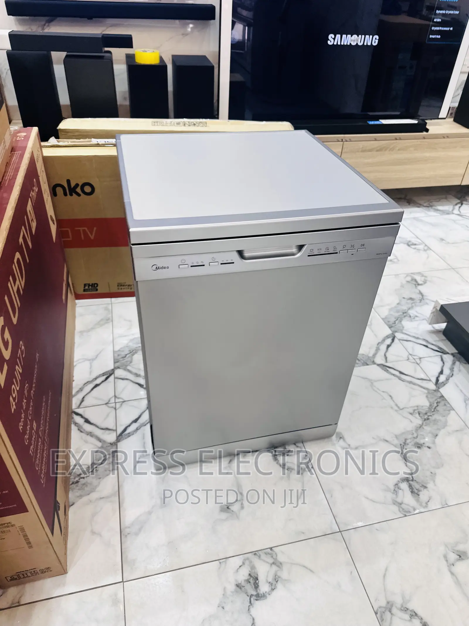 Midea Sleek Sliver Dishwasher WOP12-5203