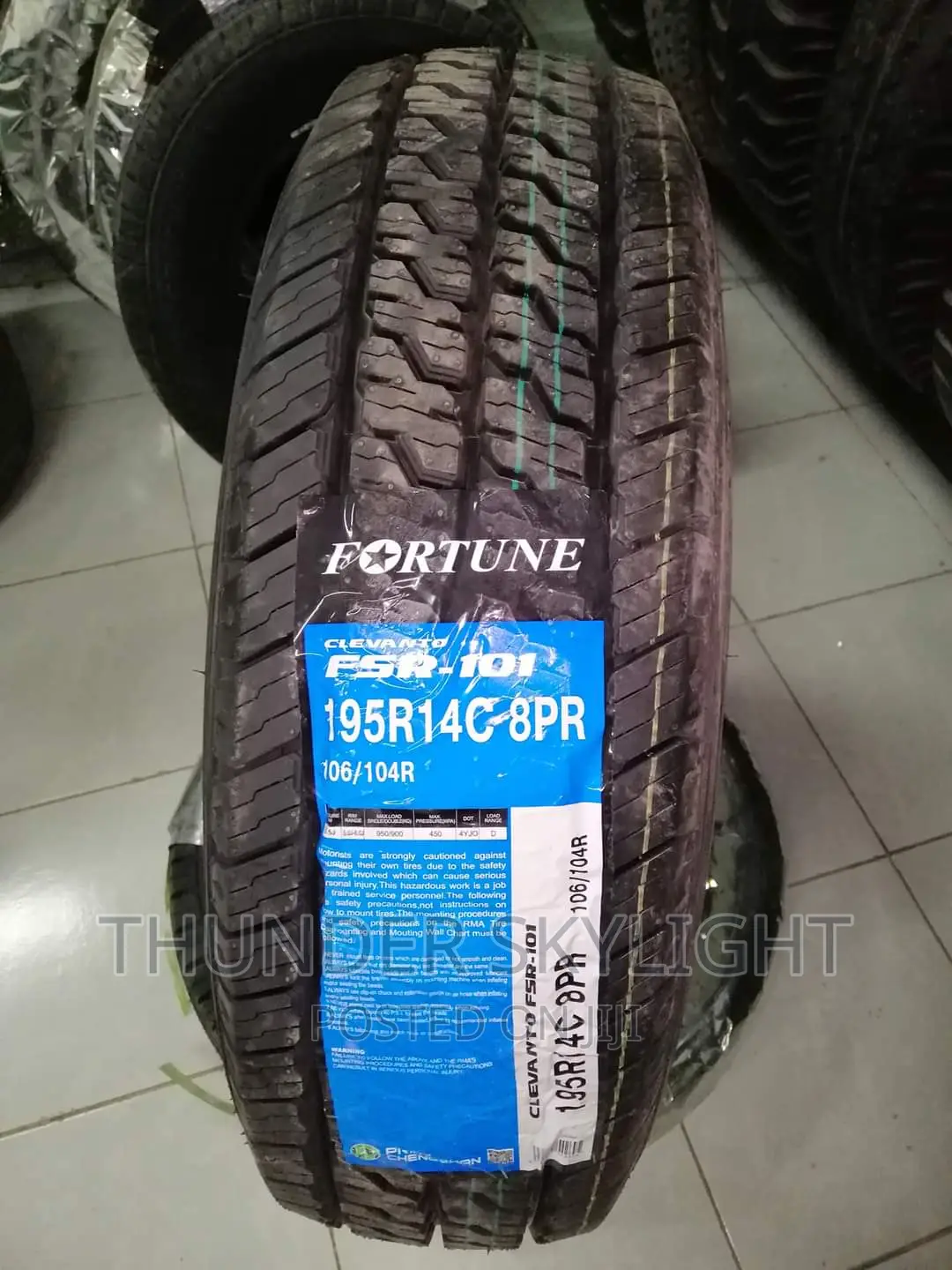 195R14C Tyre Fortune