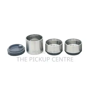 Mainstays Stacking Food Jar, Stainless Steel, 41 Oz