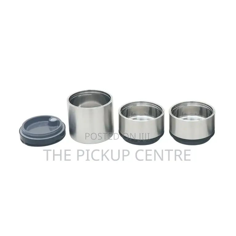 Mainstays Stacking Food Jar, Stainless Steel, 41 Oz