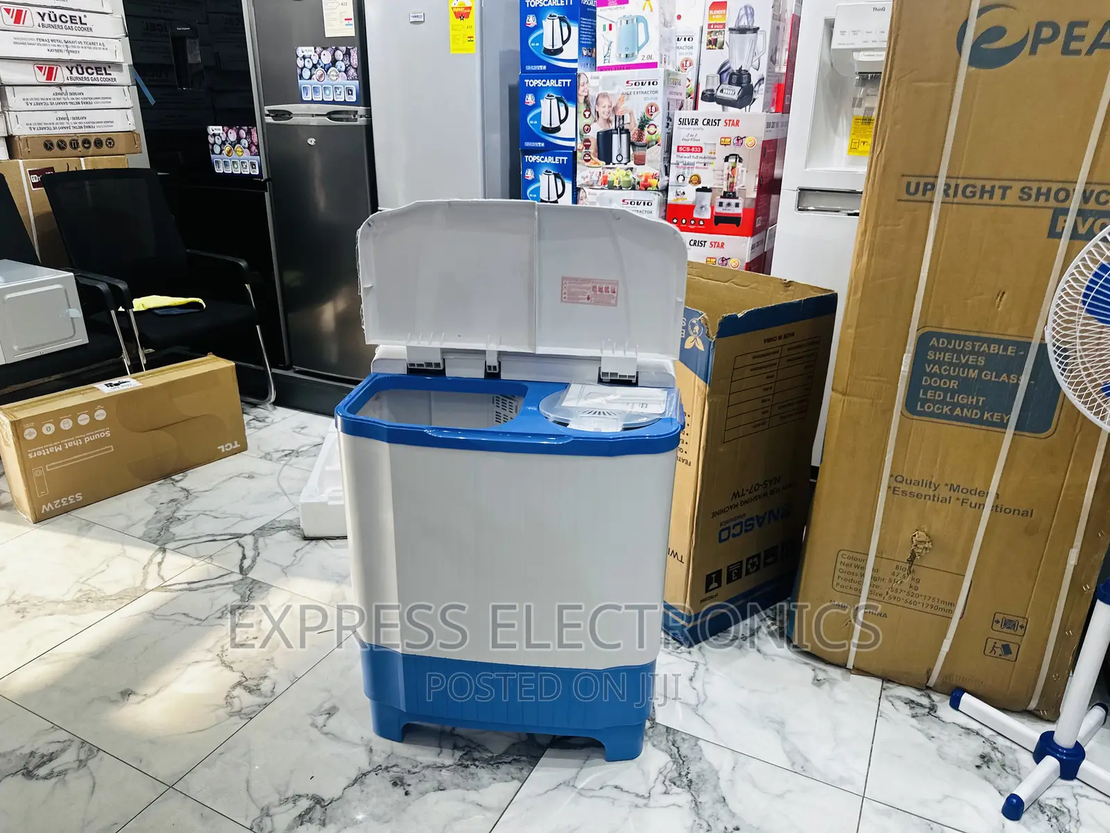 Sleek Design White__nasco 7kg Topload Twintub