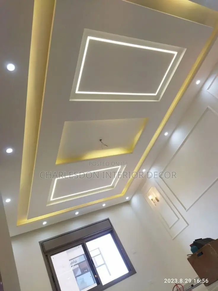Plaster Bord P O P Ceiling Work