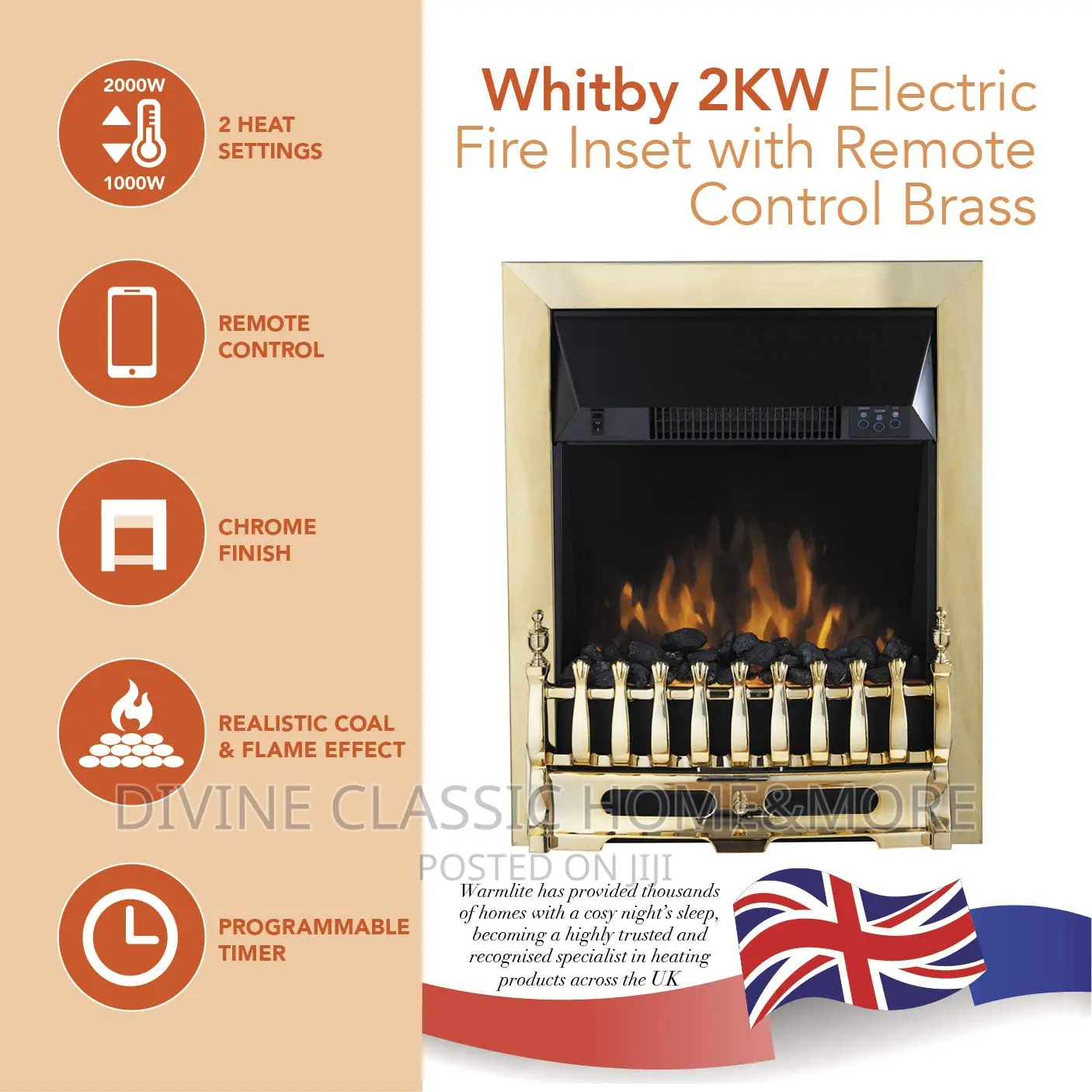 Warmlite Whitby Room Heater