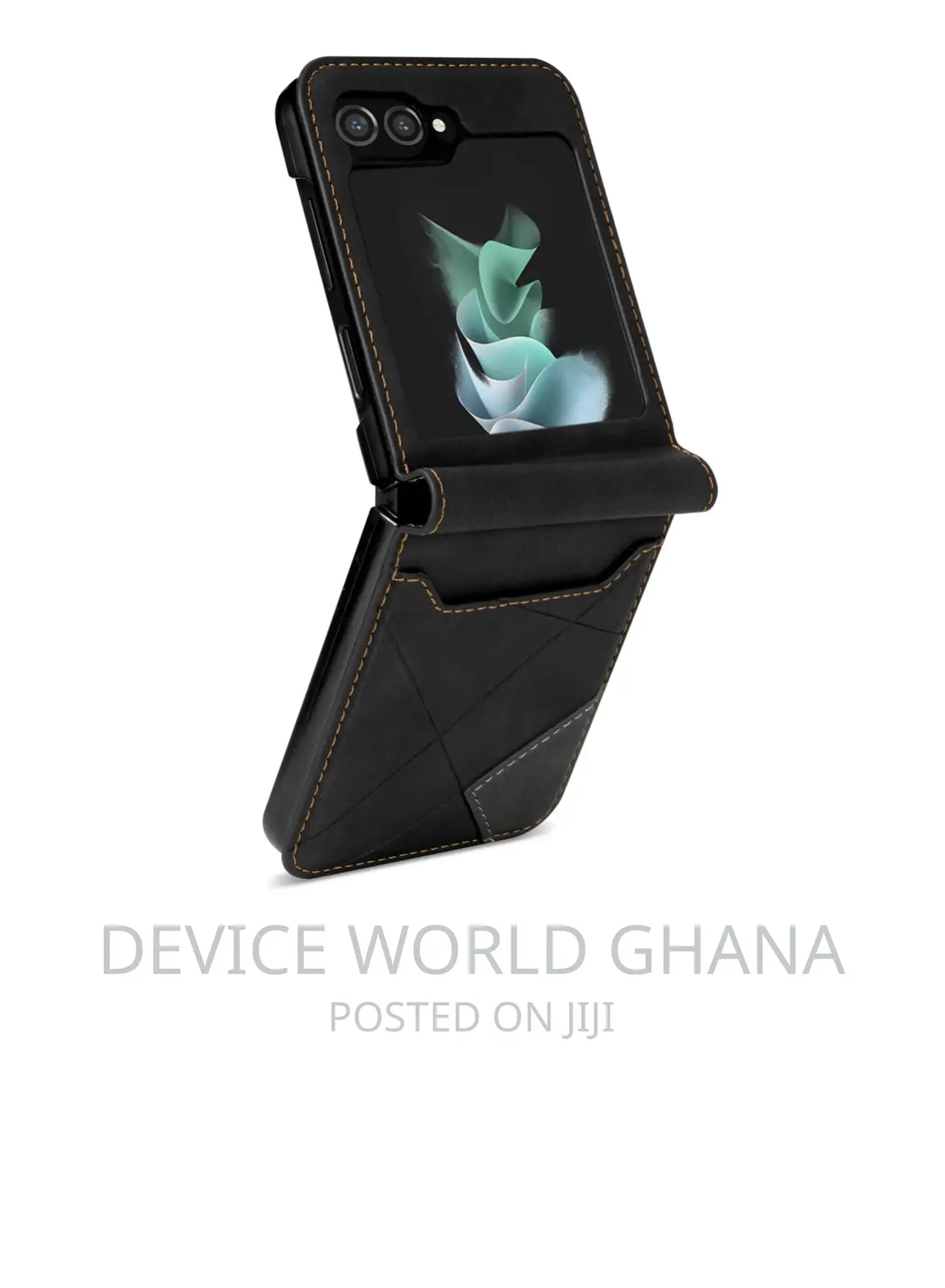 Geo Leather Case for Samsung Z Flip 7 6 5 4 3