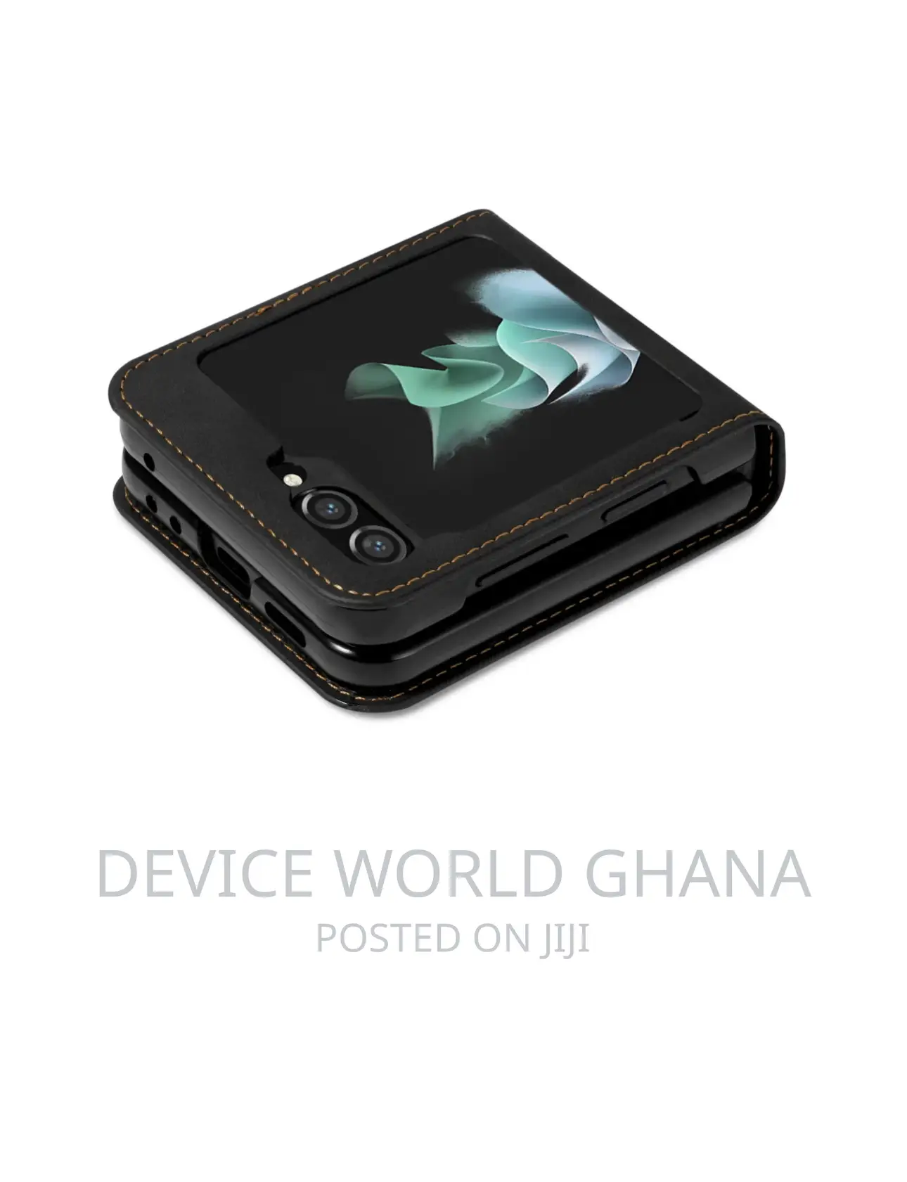 Geo Leather Case for Samsung Z Flip 7 6 5 4 3