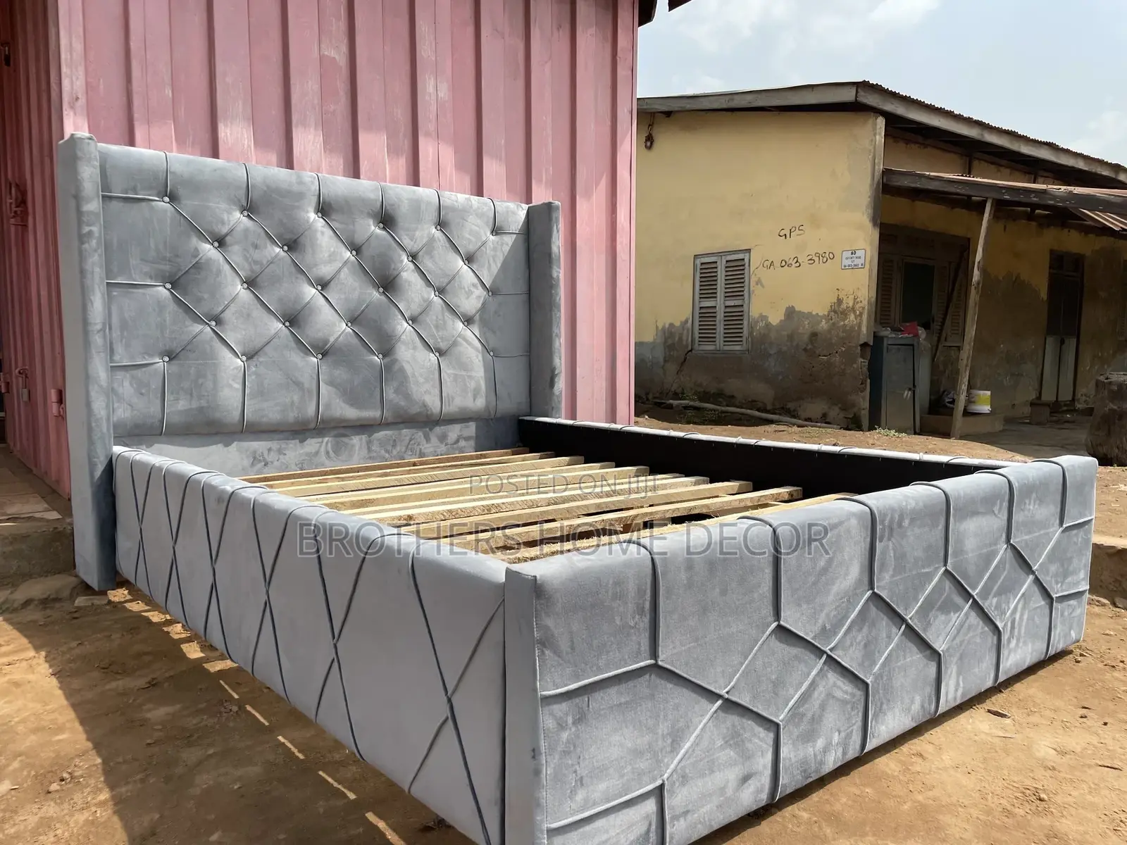 Vivacious Foreign Double Bedframe 54x75