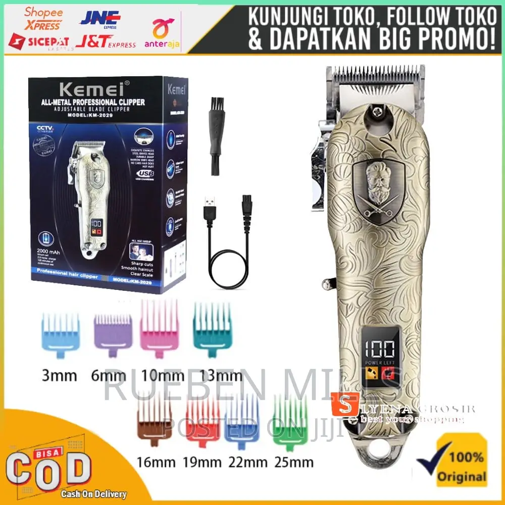 Kemei KM 2029 Full Metal Hair Clipper Barbering Machine
