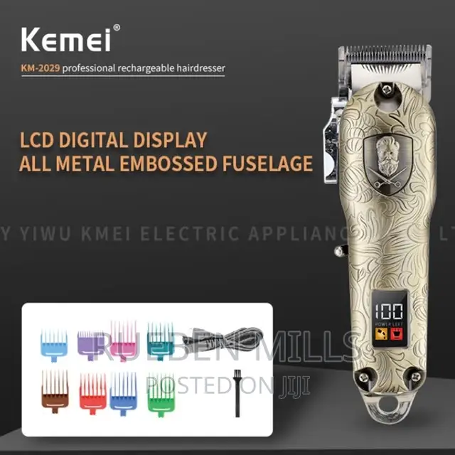 Kemei KM-2029 Haircut Barbering Shaving Machine (Cordless)