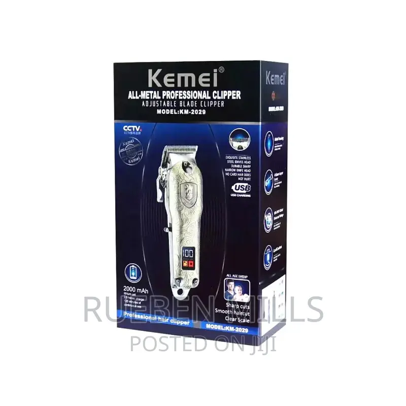 Kemei KM-2029 Haircut Barbering Shaving Machine (Cordless)