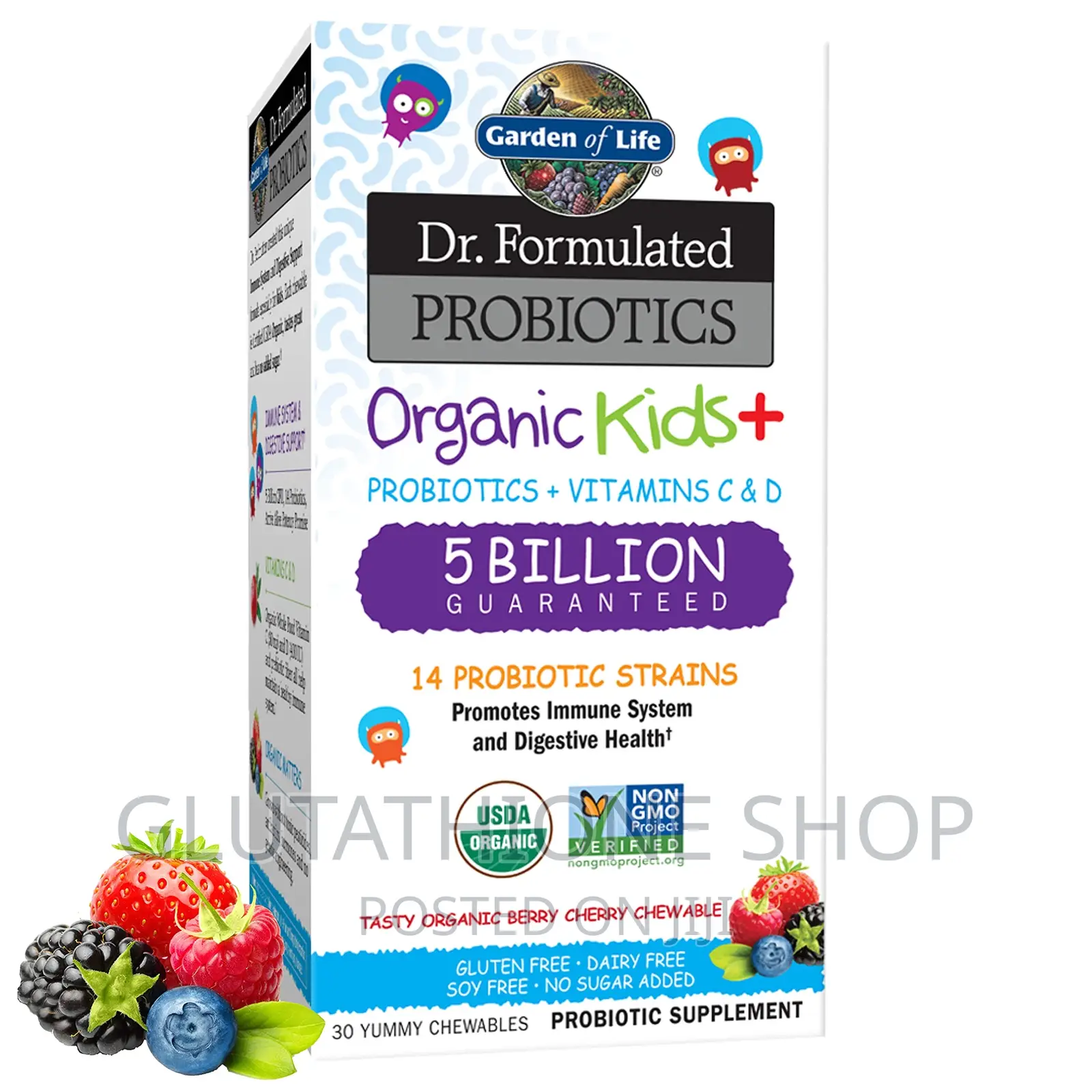 Garden of Life Probiotic Chewable Dr. Formulated Organic Kid