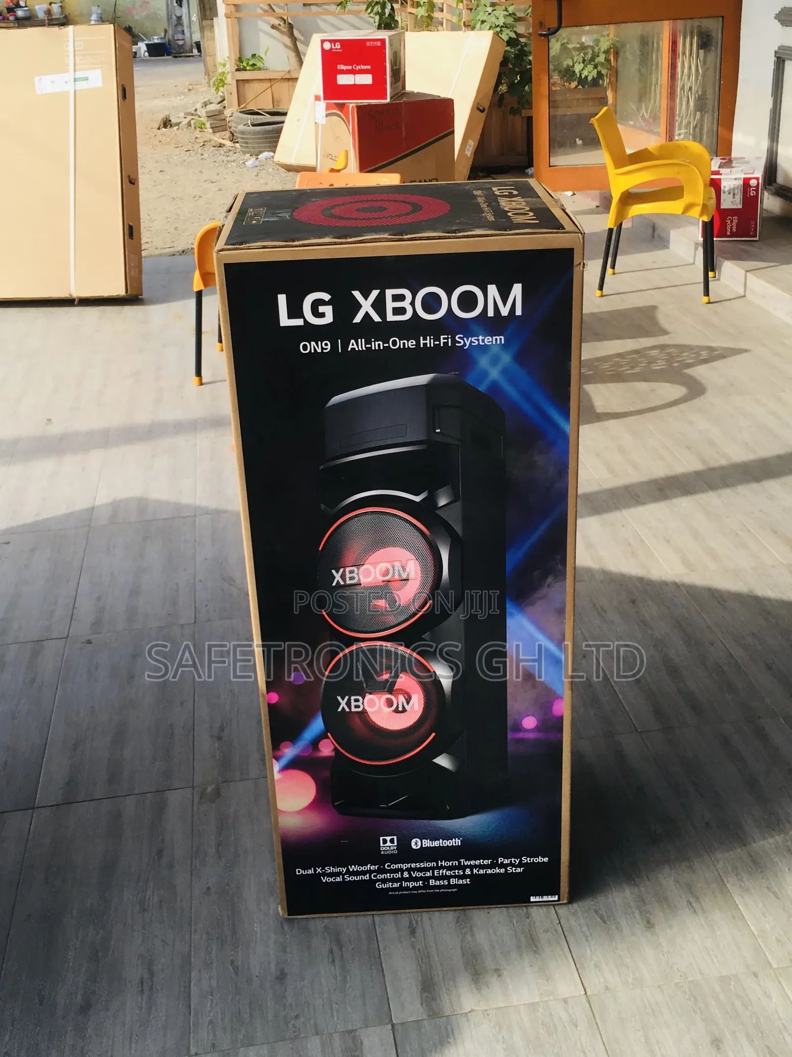 LG Bluetooth Wireless Electric ON9 Black Speaker