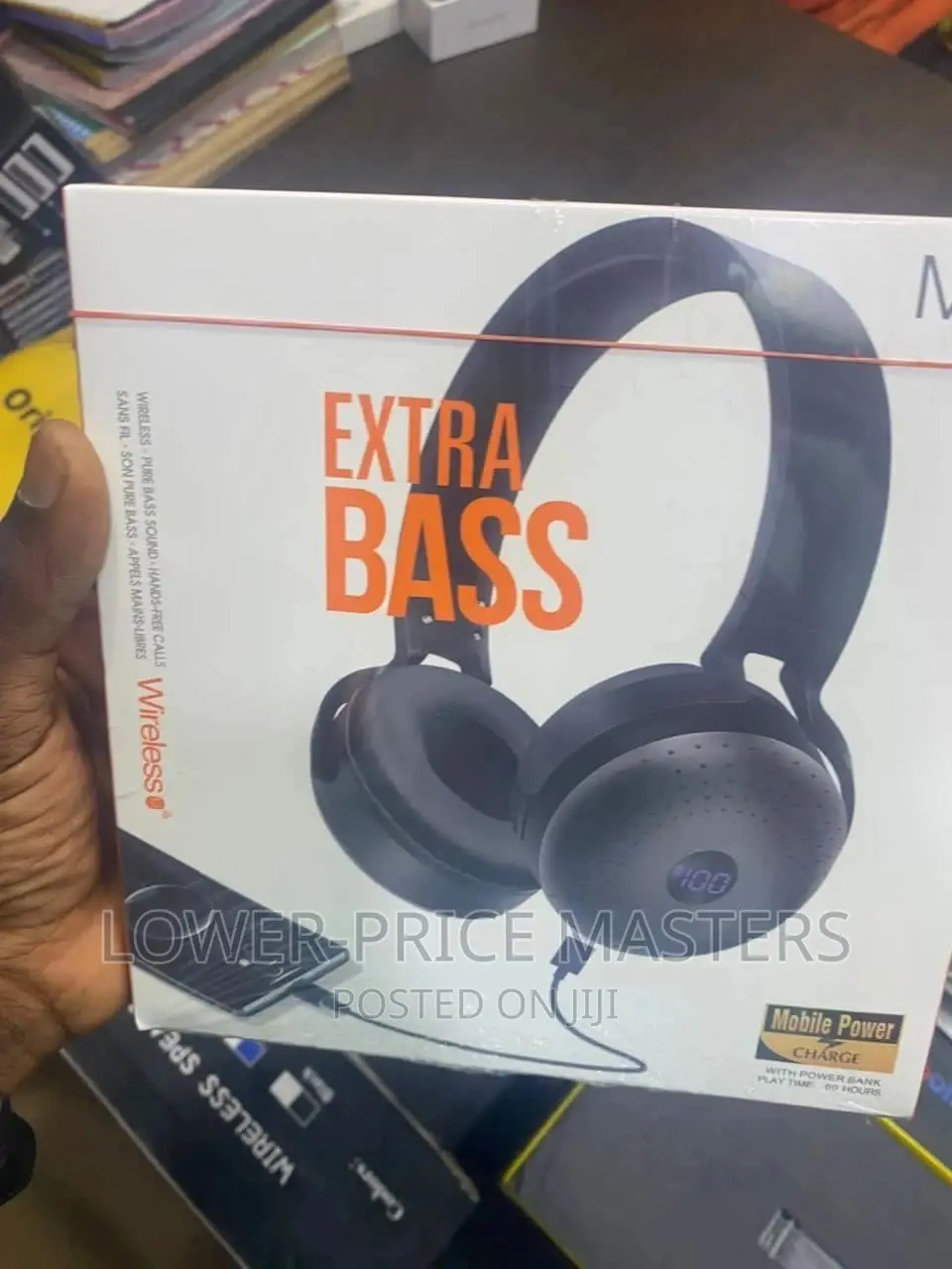 M10 Extra Bass Headset (With Installed Power Bank)