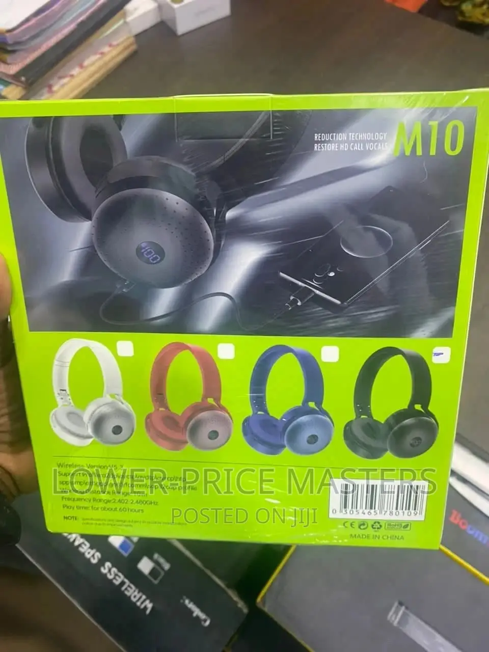 M10 Extra Bass Headset (With Installed Power Bank)